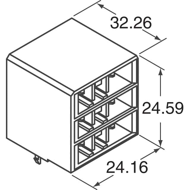 5-1123624-5 TE Connectivity AMP Connectors  Embases à broches mâles